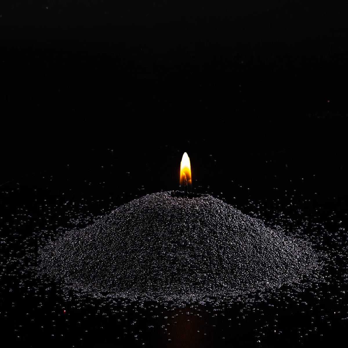 Black Unscented Candle Sand Refill, 1kg