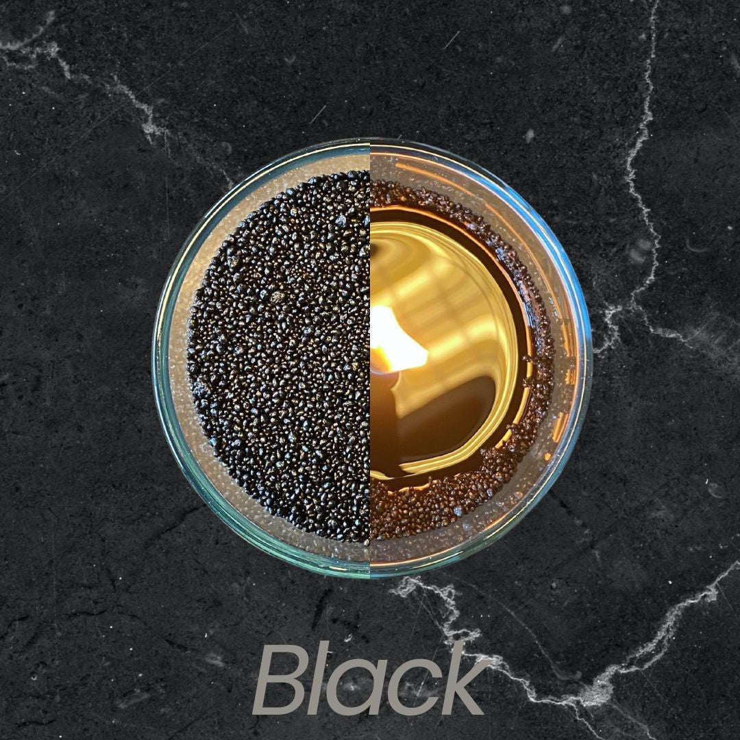 Black Unscented Candle Sand Refill, 1kg