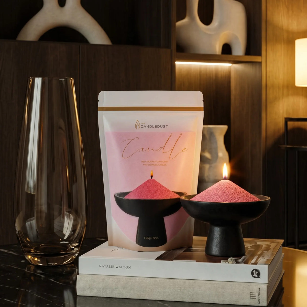 Blush Vintage Unscented Candle Sand Refill, 1kg