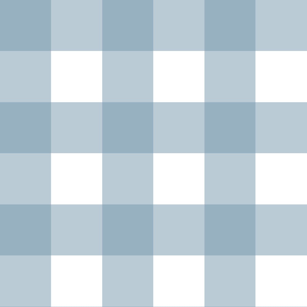 Check Classic Wallpaper -  Light Blue 