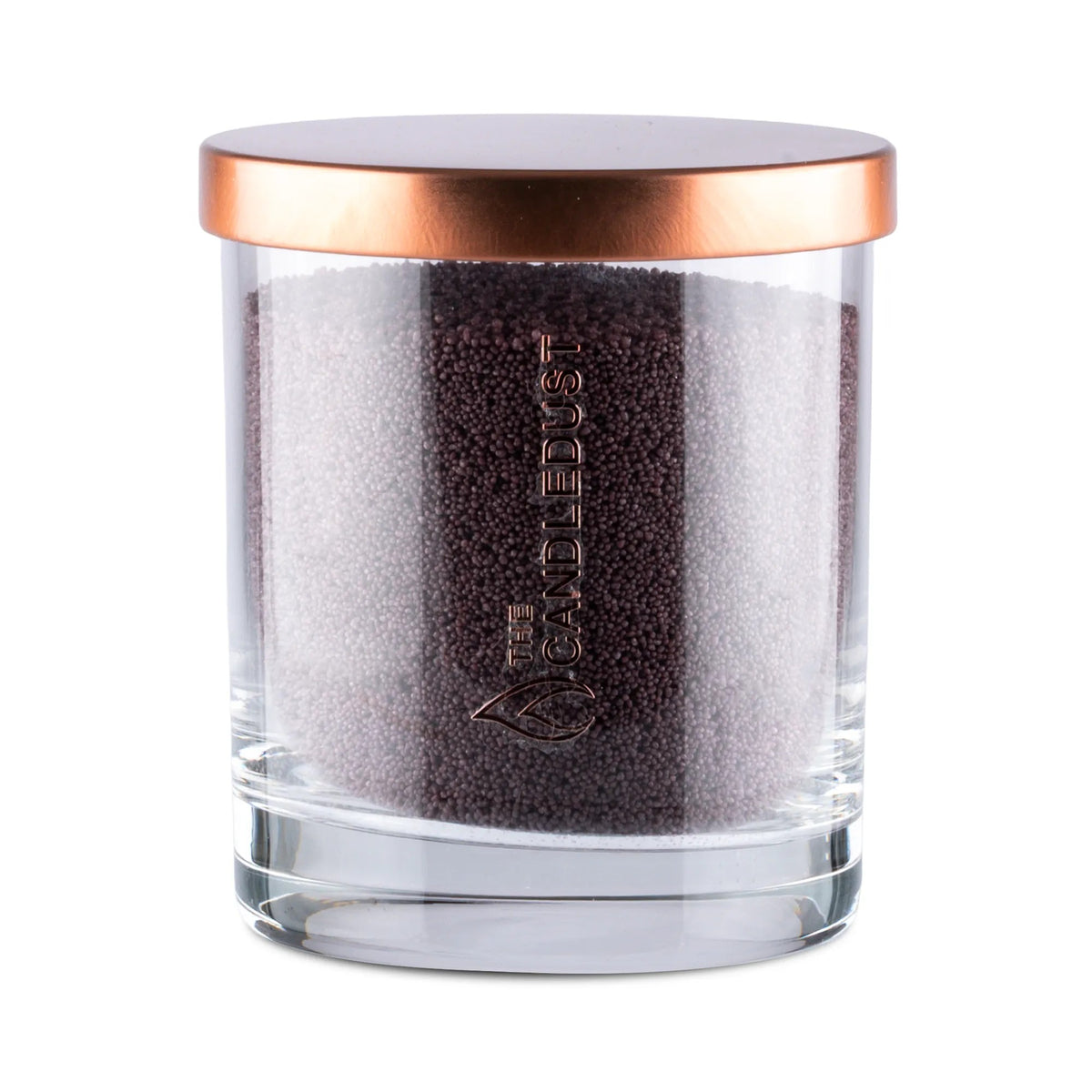 Dark Lilac Unscented Candle in Glass, 160g