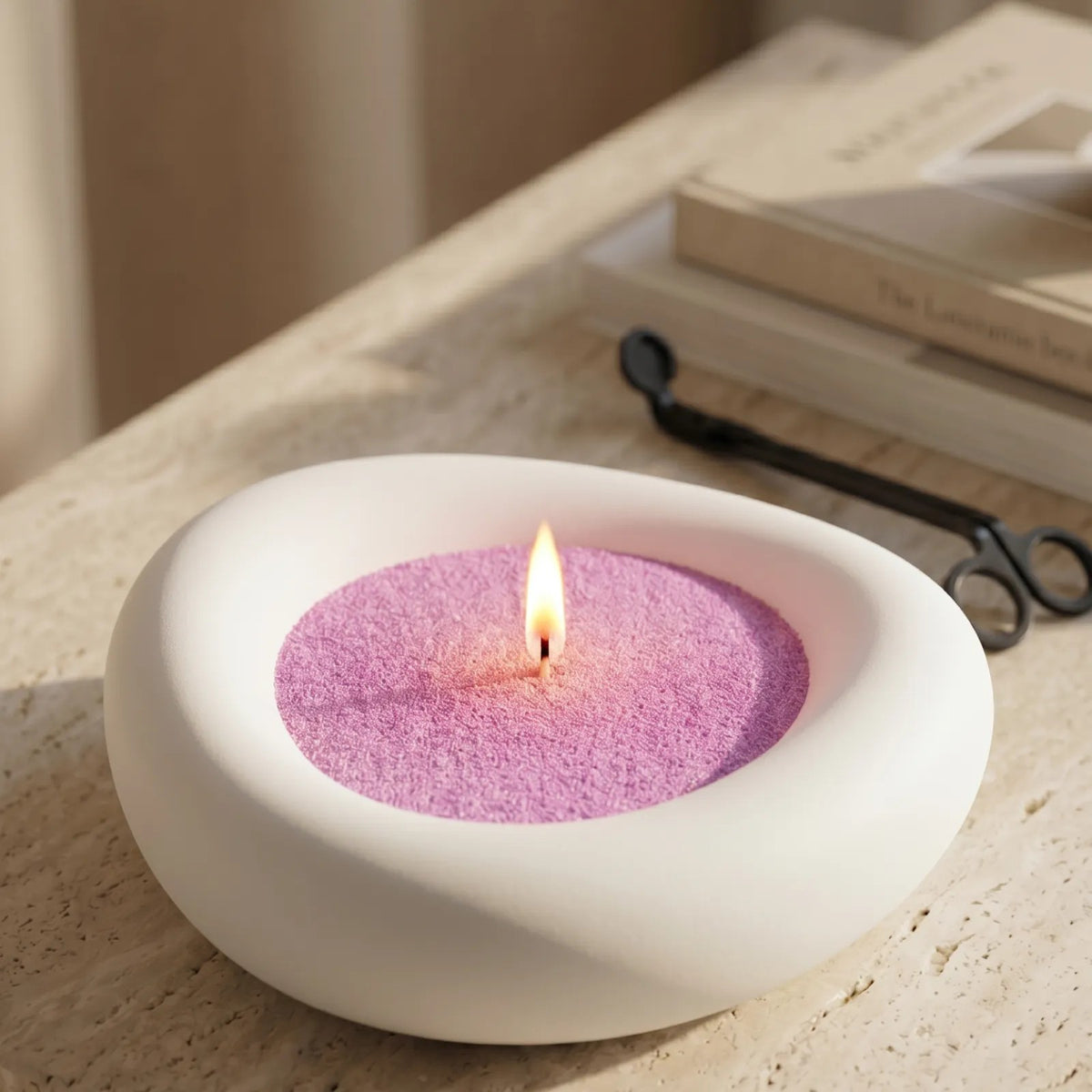 Lilac Unscented Candle Sand Refill, 1kg