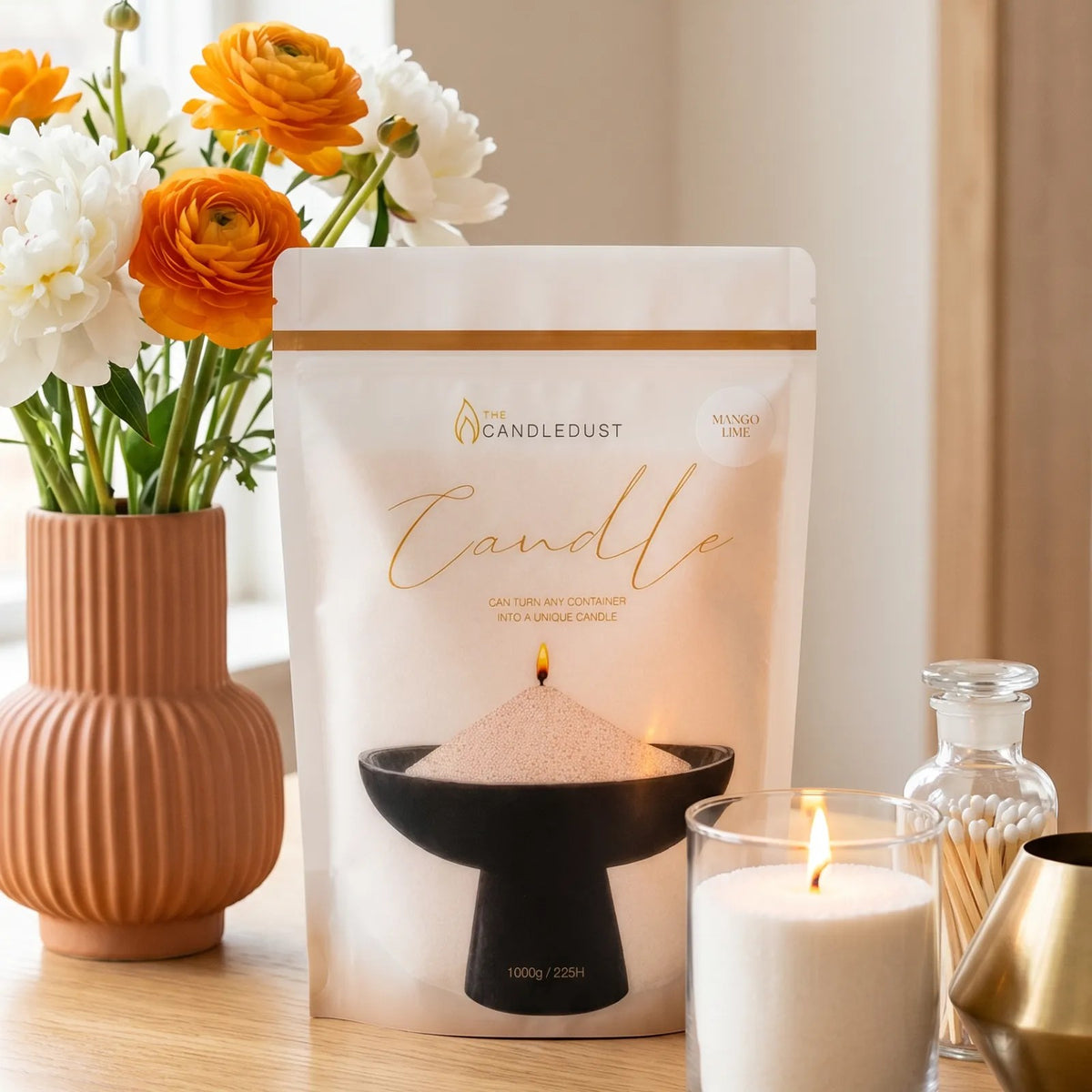 Mango Lime Scented Candle Sand Refill, 1kg