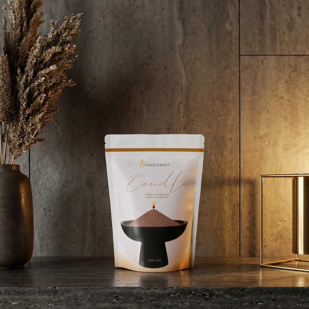 Mocha Mousse Unscented Candle Sand Refill, 1kg