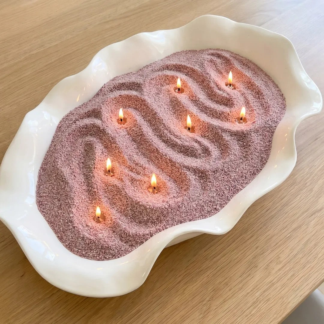 Mocha Mousse Unscented Candle Sand Refill, 1kg