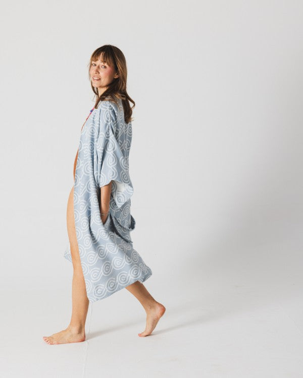 Bamboo Kimono for Women - Blue