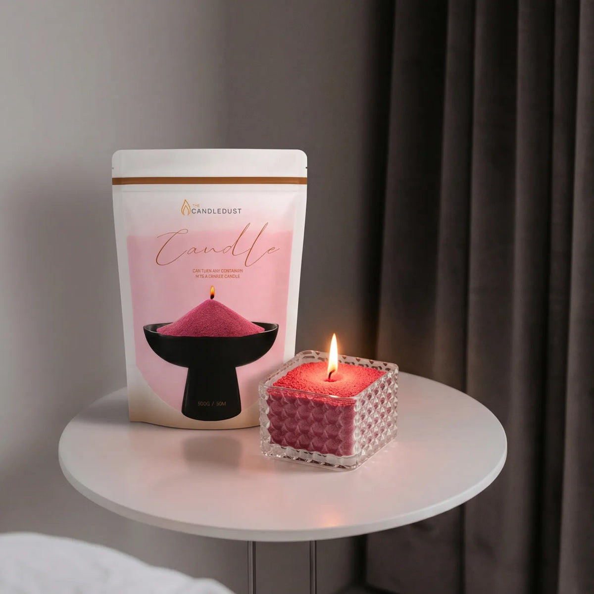 Red Unscented Candle Sand Refill, 1kg